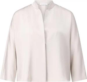 Rosso35 - Oversized Blusenshirt aus Satin - Größe 40 - beige