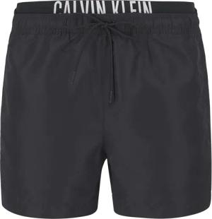 Calvin Klein Swimwear Herren Badeshorts schwarz Mikrofaser unifarben