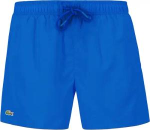 LACOSTE Herren Badeshorts blau Mikrofaser unifarben