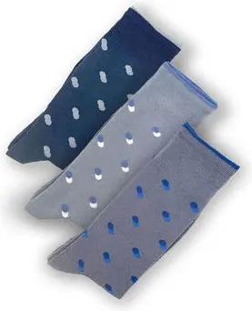 Duca Di Morrone Socken Dali Summer Socks - Tripack Blue