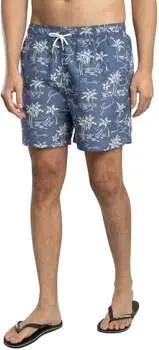 Gant Badeshorts Badeshorts mit Insel-Print