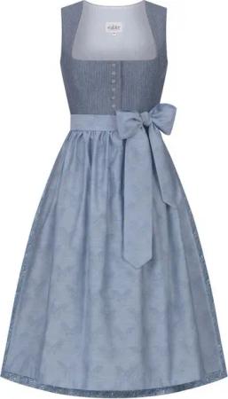Nübler Dirndl Dirndl Romina Lang in Rauchblau von Nübler