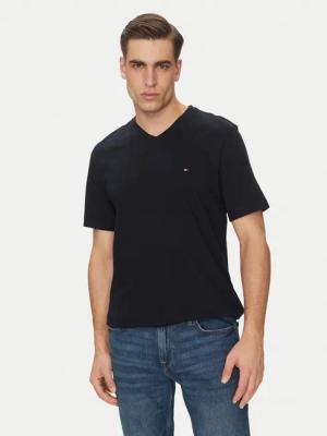 Tommy Hilfiger T-Shirt Essential V-Neck Tee MW0MW39249 Dunkelblau Regular Fit
