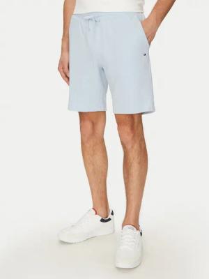 Tommy Hilfiger Stoffshorts Essential Terry Sweatshort MW0MW37240 Himmelblau Regular Fit