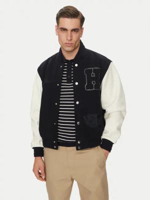 Tommy Hilfiger Übergangsjacke Leather Varsity Jacket MW0MW39248 Dunkelblau Regular Fit
