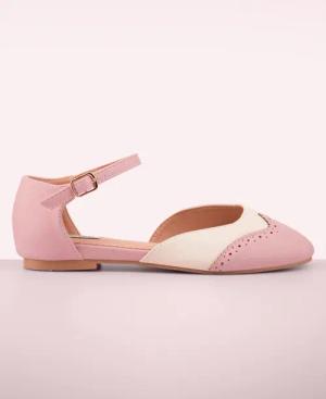 Dapper Dancemates Flats in Hellrosa.