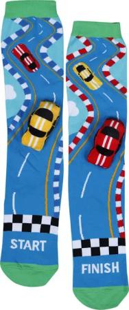 Sprüche Kniestrümpfe - Racing Cars Socks - one size - Größe one size - multicolor