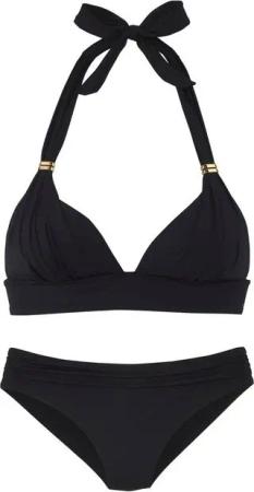 LASCANA Triangel-Bikini Toni mit goldfarbenen Accessoires