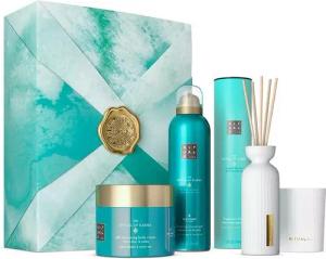 Rituals Pflege-Geschenkset The Ritual of Karma Geschenkset L – Verwöhnende Pflege & Duft, 4-tlg., Luxuriöses Geschenkset mit Duschschaum, Körpercreme & Raumduft