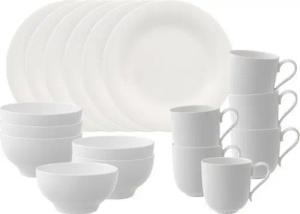Villeroy & Boch Kombiservice New Cottage Basic Frühstücks-Set 18er Set (18-tlg), Porzellan