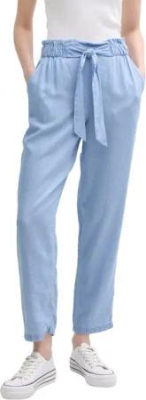 TOM TAILOR Denim Paperbag-Hose mit Bindegürtel