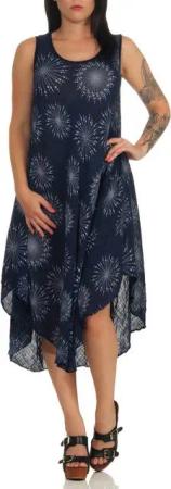 CLEO STYLE Sommerkleid Sommerkleid Dame 45 Dunkelblau 36-42