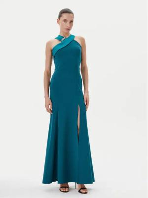 Rinascimento Abendkleid CFC0019847002 Grün Regular Fit