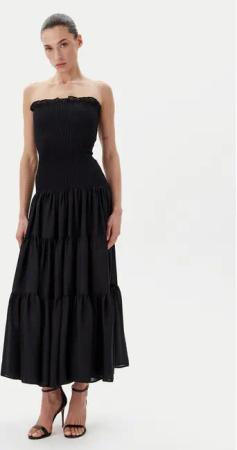 Eleh Abendkleid ESS250137 Schwarz Regular Fit