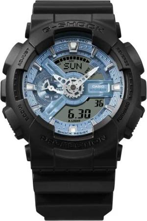 CASIO G-SHOCK Chronograph GA-110CD-1A2ER, Quarzuhr, Armbanduhr,Herrenuhr,digital,bis 20 bar wasserd.Resinarmband