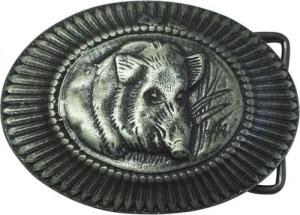 BELTINGER Gürtelschnalle Wildschwein 4,0 cm - Buckle Gürtelschließe 40mm - für Jagd-Outfit und (1-St)
