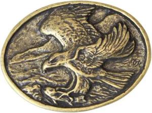BELTINGER Gürtelschnalle Adler 4,0 cm - Buckle Gürtelschließe 40mm - für Jagd-Outfit - Gürtel b (1-St)