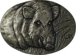 BELTINGER Gürtelschnalle Wildschwein 4,0 cm - Buckle Gürtelschließe 40mm - für Jagd-Outfit - Gü (1-St)