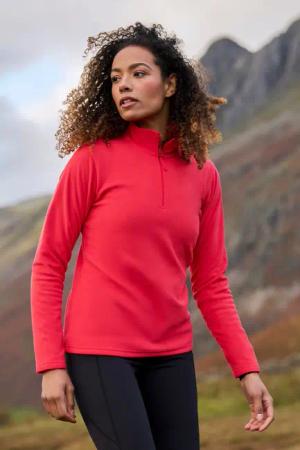 Camber II Damen Fleece mit Reißverschluss - Rot