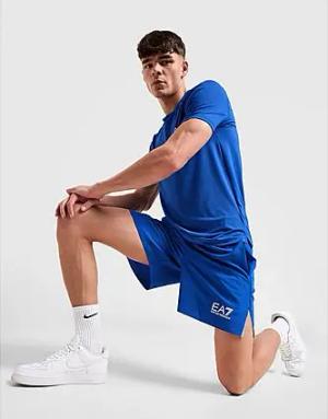 EA7 Emporio Armani Tennis Eagle Poly Shorts - Herren, Blue