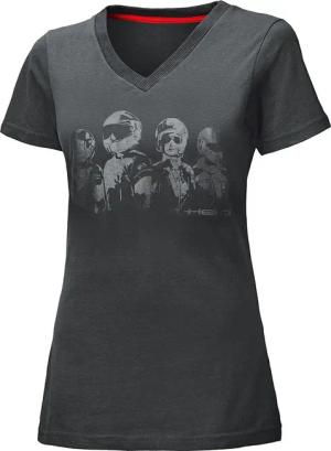 Held Be Heroic Damen T-Shirt Design Face schwarz XL Damen