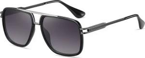 PACIEA Sonnenbrille Herren UV Schutz Doppelbalkenrahmen Oversized Metall Outdoor