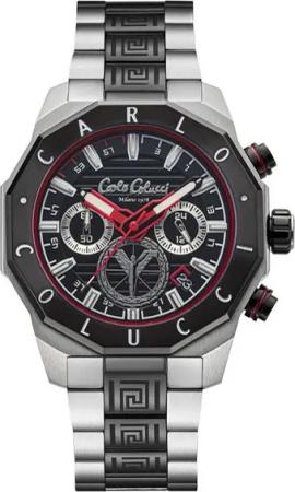 CARLO COLUCCI Quarzuhr Herrenuhr Herrenuhr 100% Edelstahl 42 Quarz Herren