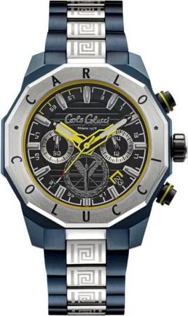 CARLO COLUCCI Quarzuhr Herrenuhr Herrenuhr 100% Edelstahl 42 Quarz Herren