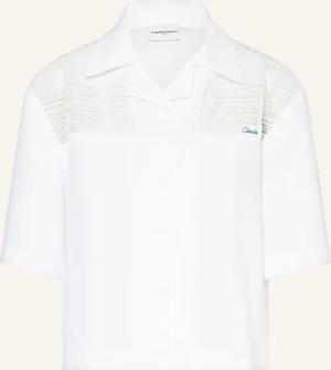 CLAUDIE PIERLOT Cropped-Bluse mit Spitze