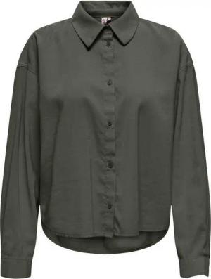 ONLY Kurzarmbluse ONLARIS LIFE LS PLEAT SHIRT WVN