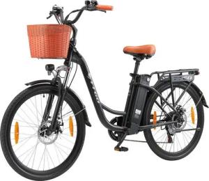 DOTMALL E-Bike Cityrad E Bike 26 Zoll TTGO 250W 36V 14.5Ah City Elektrofahrrad mit blauem