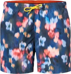 NAPAPIJRI Herren Badeshorts blau,rosa Gemustert