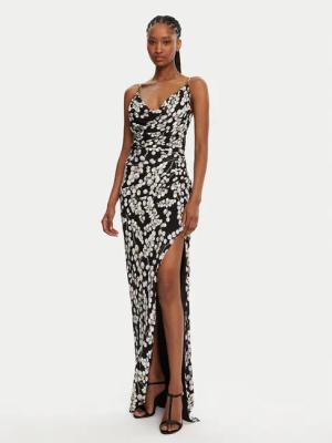 Balmain Abendkleid DF0RN195JJ33 Schwarz Regular Fit