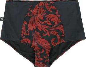 Black Premium by EMP Bikini-Unterteil - High Waist Bikini Slip With Ornaments - S bis XL - für Damen - Größe XL - schwarz