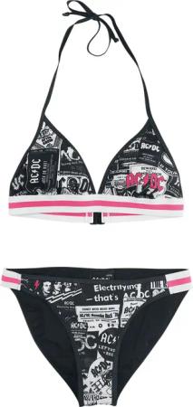AC/DC Bikini-Set - EMP Signature Collection - XXL - für Damen - Größe XXL - multicolor - EMP exklusives Merchandise!