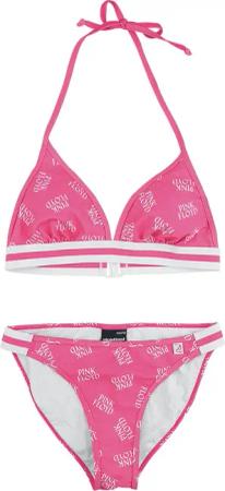 Pink Floyd Bikini-Set - EMP Signature Collection - S bis XXL - für Damen - Größe L - pink/weiß - EMP exklusives Merchandise!