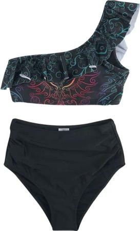 Harry Potter Bikini-Set - Phoenix - L bis XXL - für Damen - Größe L - schwarz - EMP exklusives Merchandise!