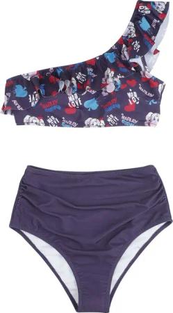 Suicide Squad - DC Comics Bikini-Set - Harley Quinn - Mad Love - S bis XXL - für Damen - Größe L - blau - EMP exklusives Merchandise!