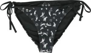 Gothicana by EMP - Gothic Bikini-Unterteil - Bikini Pants with Mystical Print - S bis XXL - für Damen - Größe L - schwarz