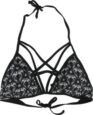 Gothicana by EMP - Gothic Bikini-Oberteil - Gothicana X Anne Stokes - Bikini Top - S bis XXL - für Damen - Größe L - schwarz