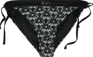 Gothicana by EMP - Gothic Bikini-Unterteil - Gothicana X Anne Stokes - Bikini Brief - S bis XXL - für Damen - Größe M - schwarz