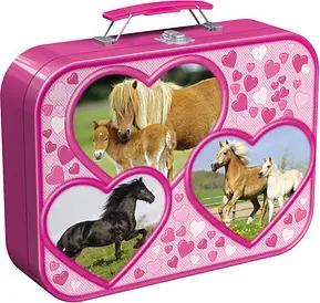 Schmidt Pferde Puzzle, 2 x 26 und 2 x 48 Teile