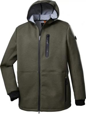 STOY Funktionsjacke "STW 20 MN JCKT", Elastische Scuba-Jacke mit verstellbarer Kapuze