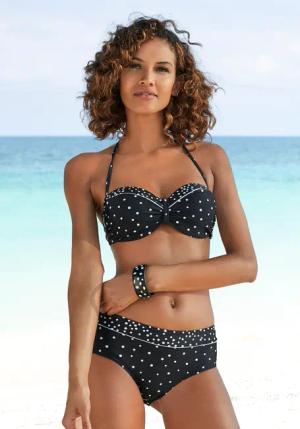 LASCANA Bikini-Hose "Leona", mit Pünktchenprint