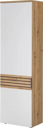 HBZ Garderobenschrank "Milan, BxHxT 60x197x38 cm", (1 St.), Mit 1 Tür, 1 Einlegeboden verstellbar, 1 fester Boden