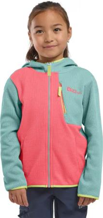 Jack Wolfskin Softshelljacke "ACTAMIC GRID MIDLAYER K", mit Kapuze