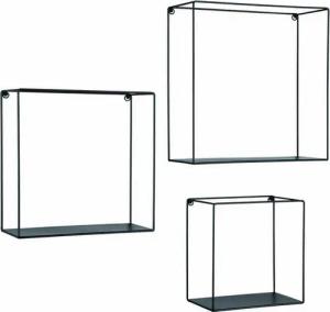 MIRRORS AND MORE Wandregal 3er Set Wandregal Rita