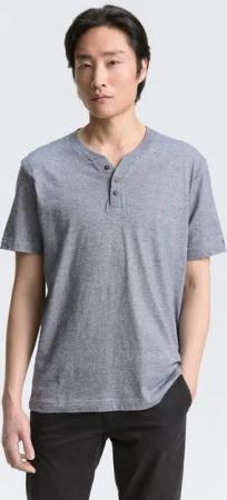 TOM TAILOR T-Shirt Henley T-Shirt aus Baumwolle