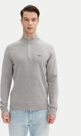 Aeronautica Militare Pullover 251MA1489L506 Grau Regular Fit