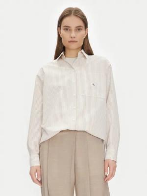 Calvin Klein Jeans Hemd J20J224436 Beige Relaxed Fit